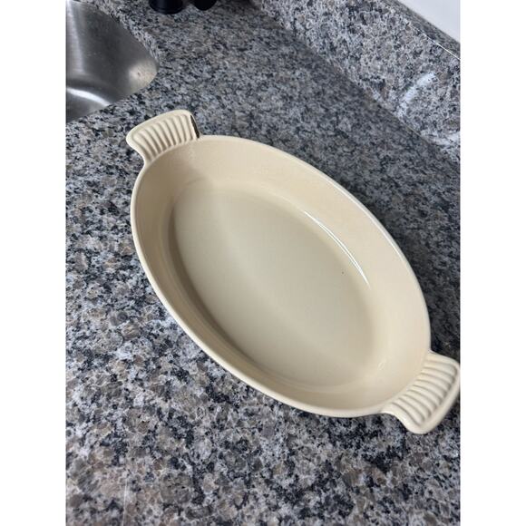 Vintage Le Creuset Enameled Cast Iron Baking Casserole - Picture 2 of 4